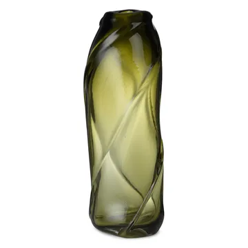 Vase Water Swirl - Moss green - Ferm Living