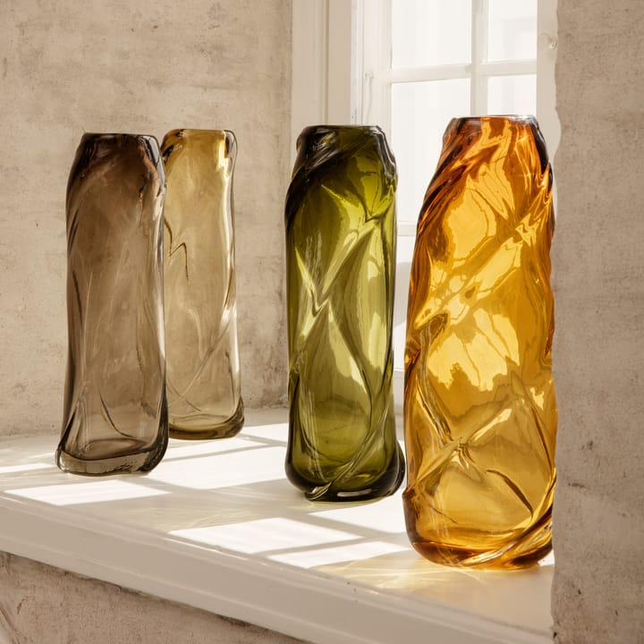 Vase Water Swirl, Smoked grey Ferm Living