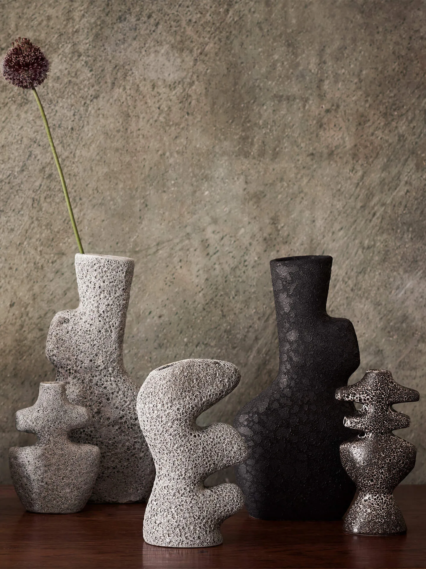 Vase Yara large, Ponce grise Ferm Living