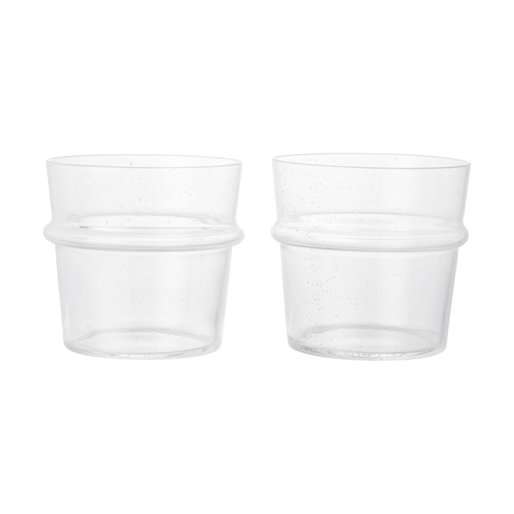 Verre à boire bas Boya 30 cl lot de 2 - Clear - Ferm Living