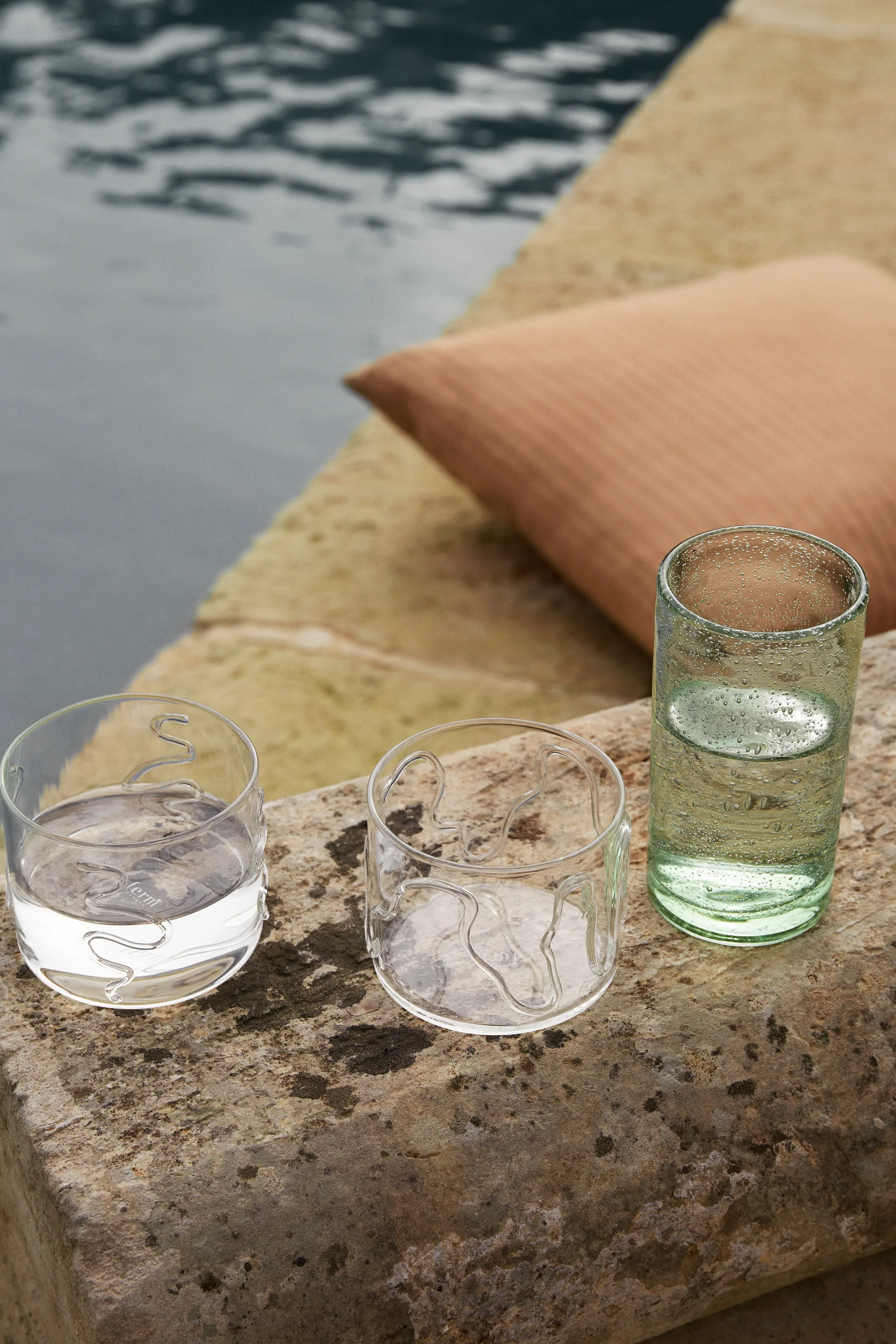 Verre à boire Doodle low, lot de 2, 20 cl Ferm Living