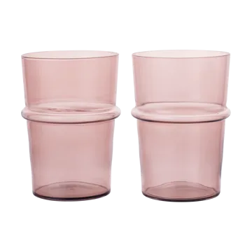 Verre à boire haut Boya 45 cl lot de 2 - Mauve - Ferm Living