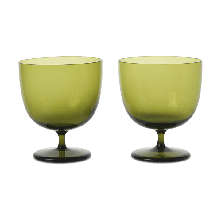 Verre à boire Host 20 cl Lot de 2 - Vert mousse - ferm LIVING