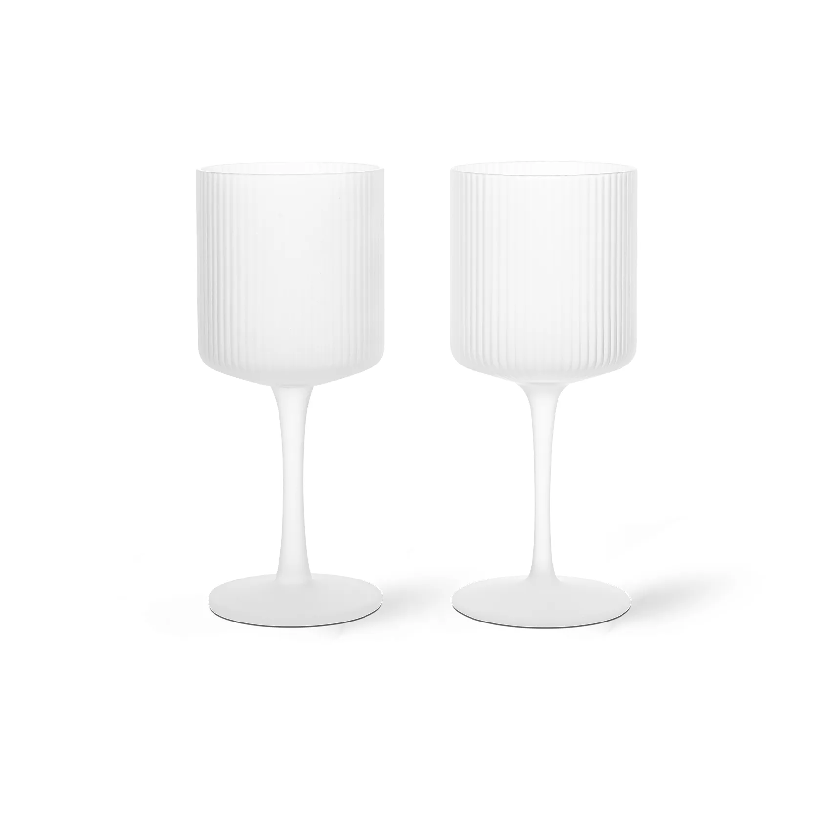 Verre à vin blanc Ripple 26 cl Lot de 2, Frosted Ferm Living