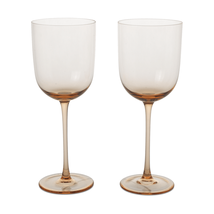 Verre à vin rouge Host 36 cl Lot de 2 - Rouge à joues - ferm LIVING