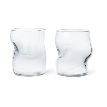 Verre Dimple 27 cl Lot de 2 - Clear - Ferm Living