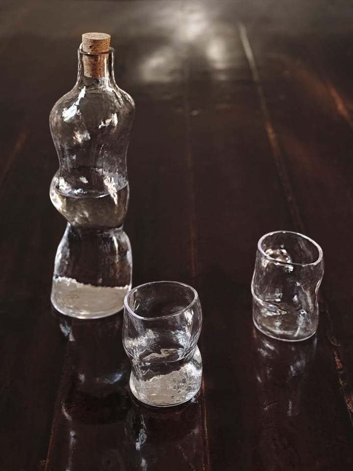 Verre Dimple 27 cl Lot de 2, Clear Ferm Living