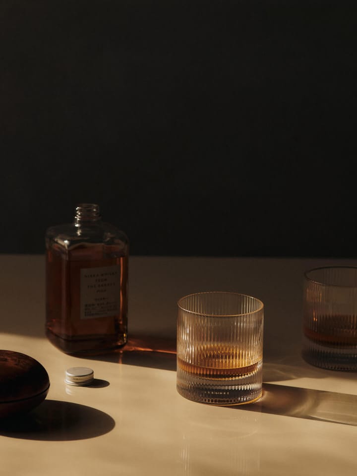 Verres Ripple tumbler 25 cl, 2 pièces, Clear Ferm Living
