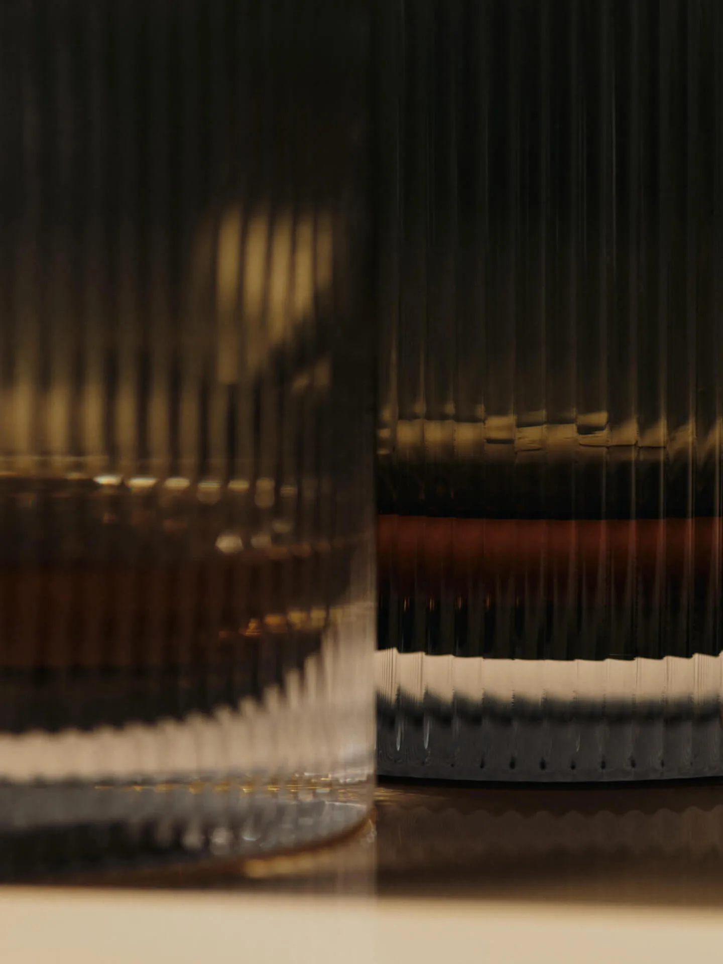 Verres Ripple tumbler 25 cl, 2 pièces, Smoked Grey Ferm Living