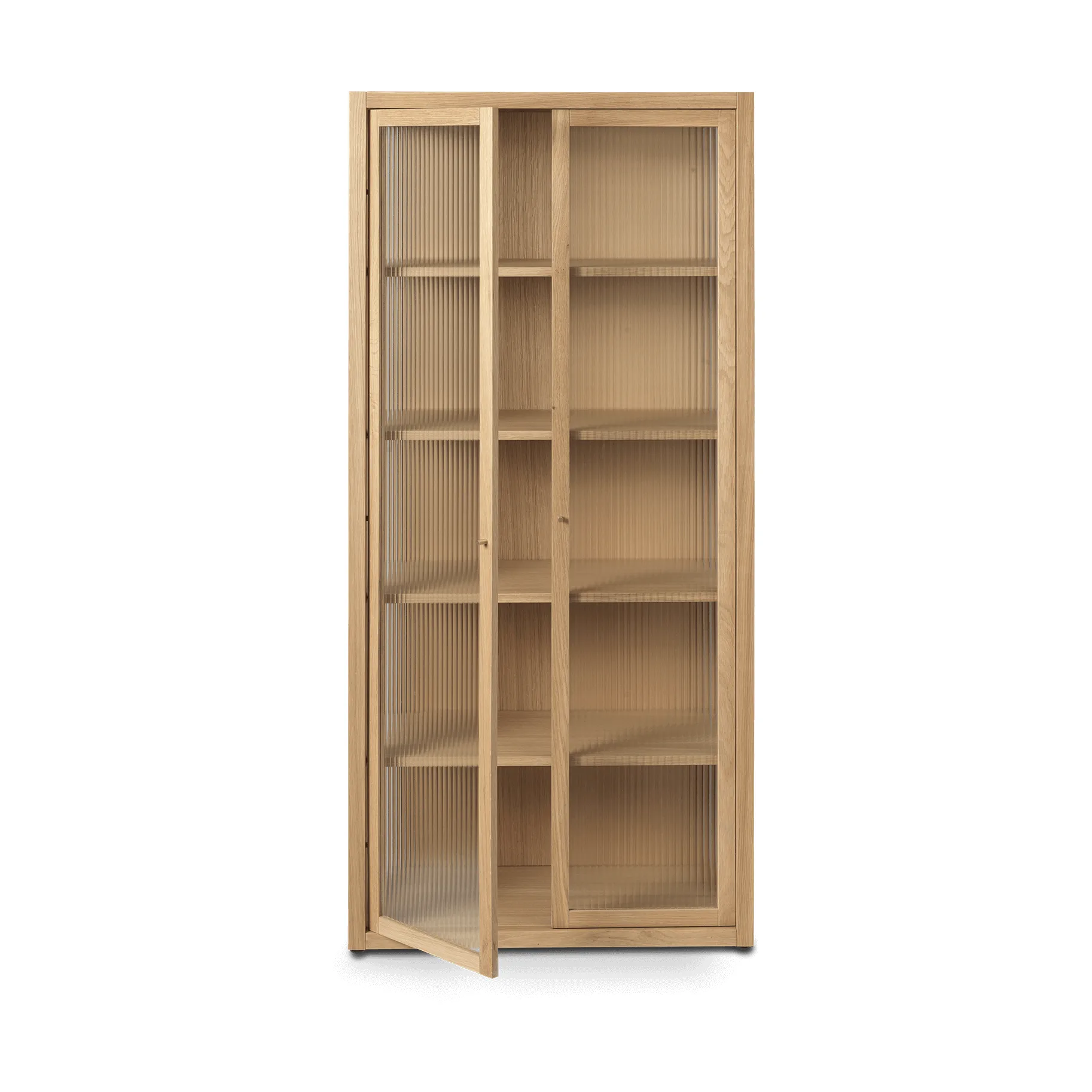 Vitrine Reed 70x155 cm, Natural oak Ferm Living