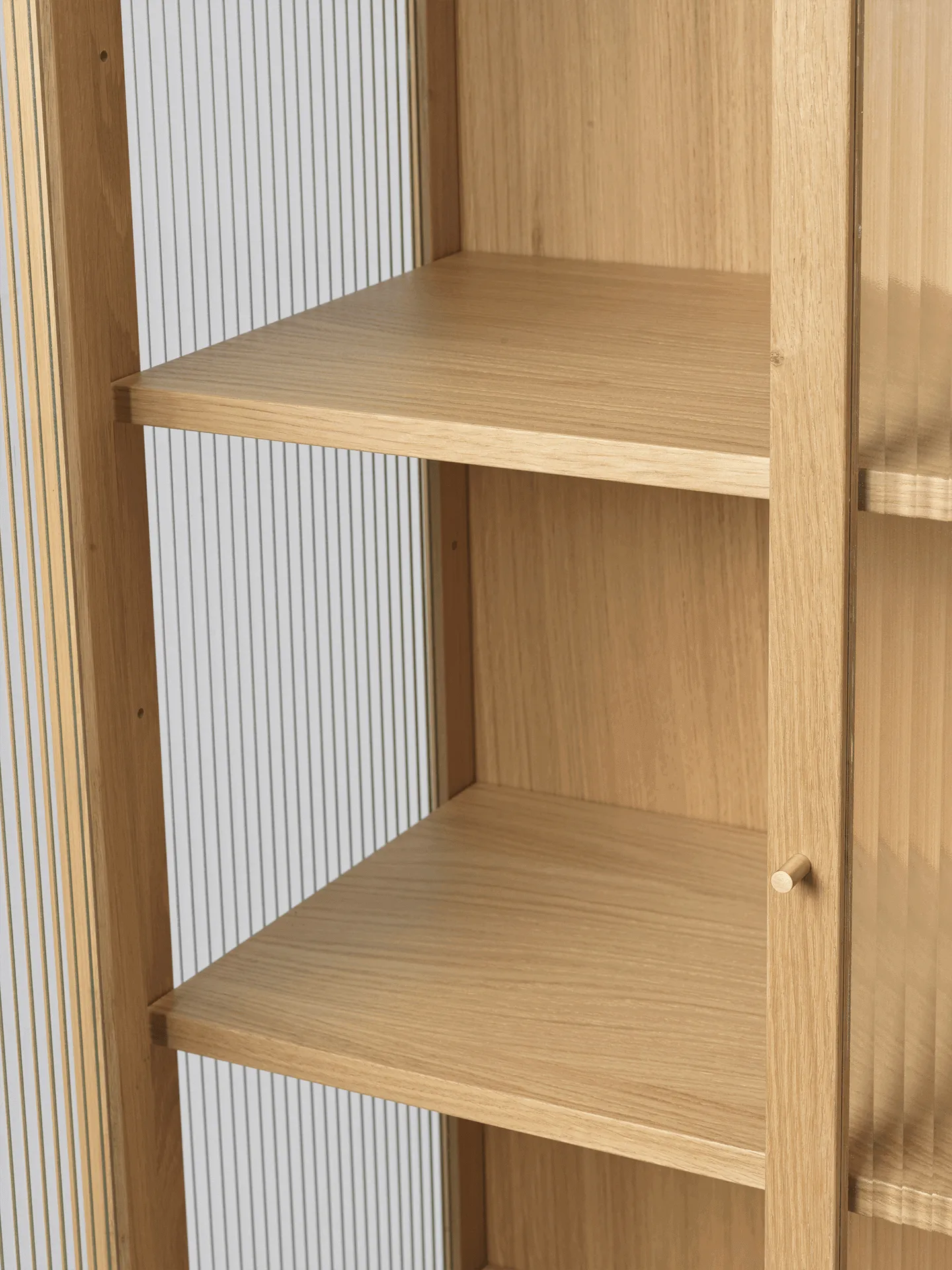 Vitrine Reed 70x155 cm, Natural oak Ferm Living