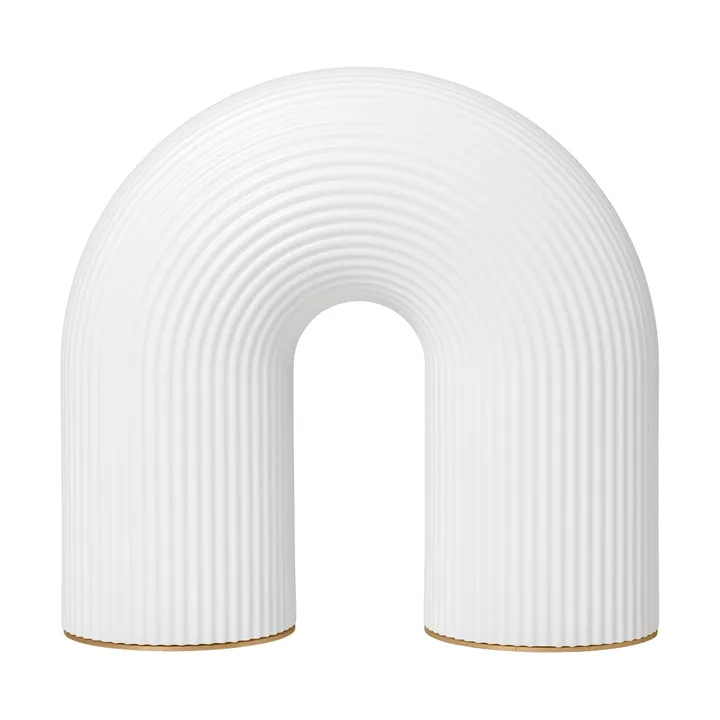 Vuelta outdoor lampe de table portable - Blanc, 25 cm - Ferm Living
