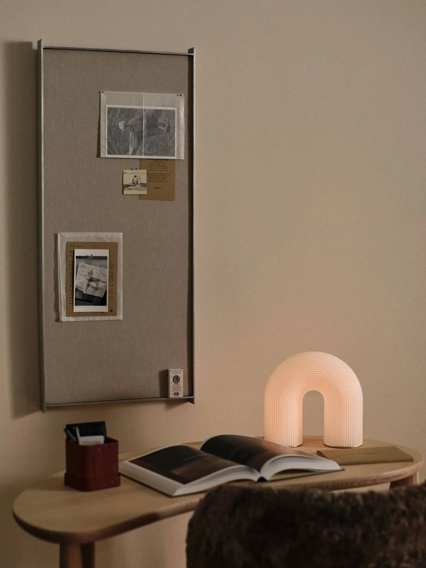 Vuelta outdoor lampe de table portable, Blanc, 25 cm Ferm Living