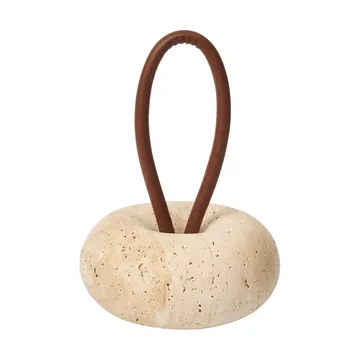 Wa butoir de porte - Travertin, Ø14 cm - Ferm Living