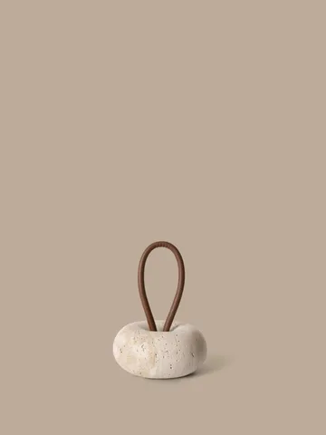 Wa butoir de porte - Travertin, Ø14 cm - Ferm Living