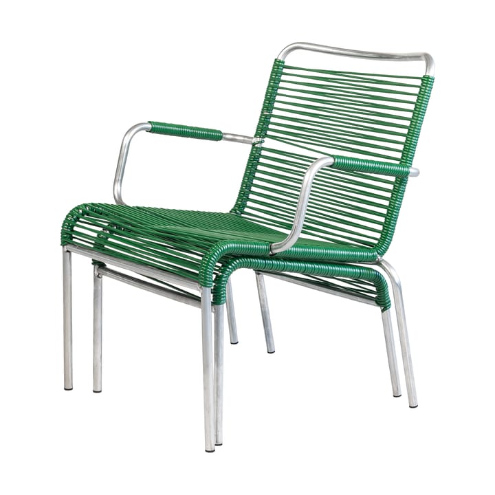 Chaise avec accoudoirs Mya Lounge, Dark green Fiam