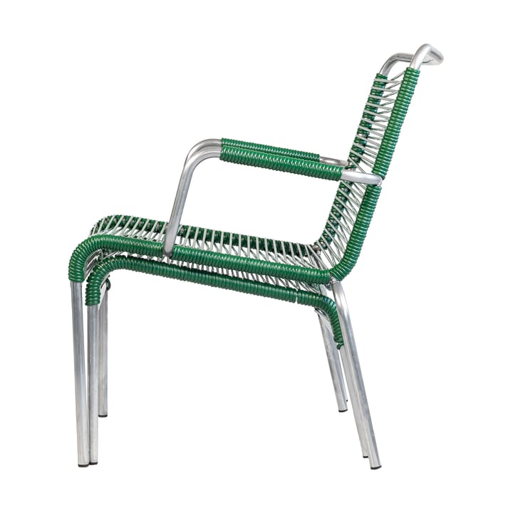 Chaise avec accoudoirs Mya Lounge, Dark green Fiam