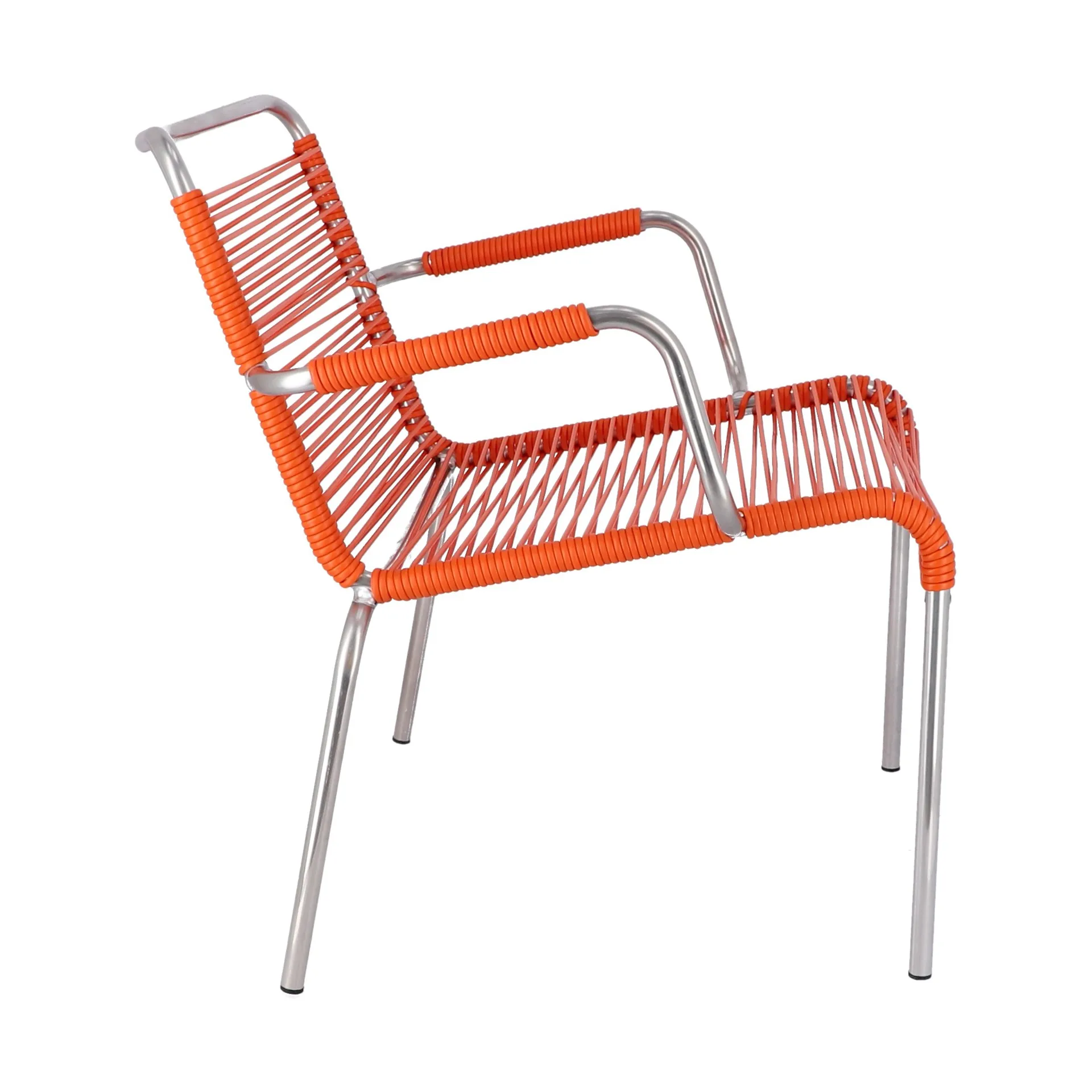 Chaise avec accoudoirs Mya Lounge, Orange Fiam
