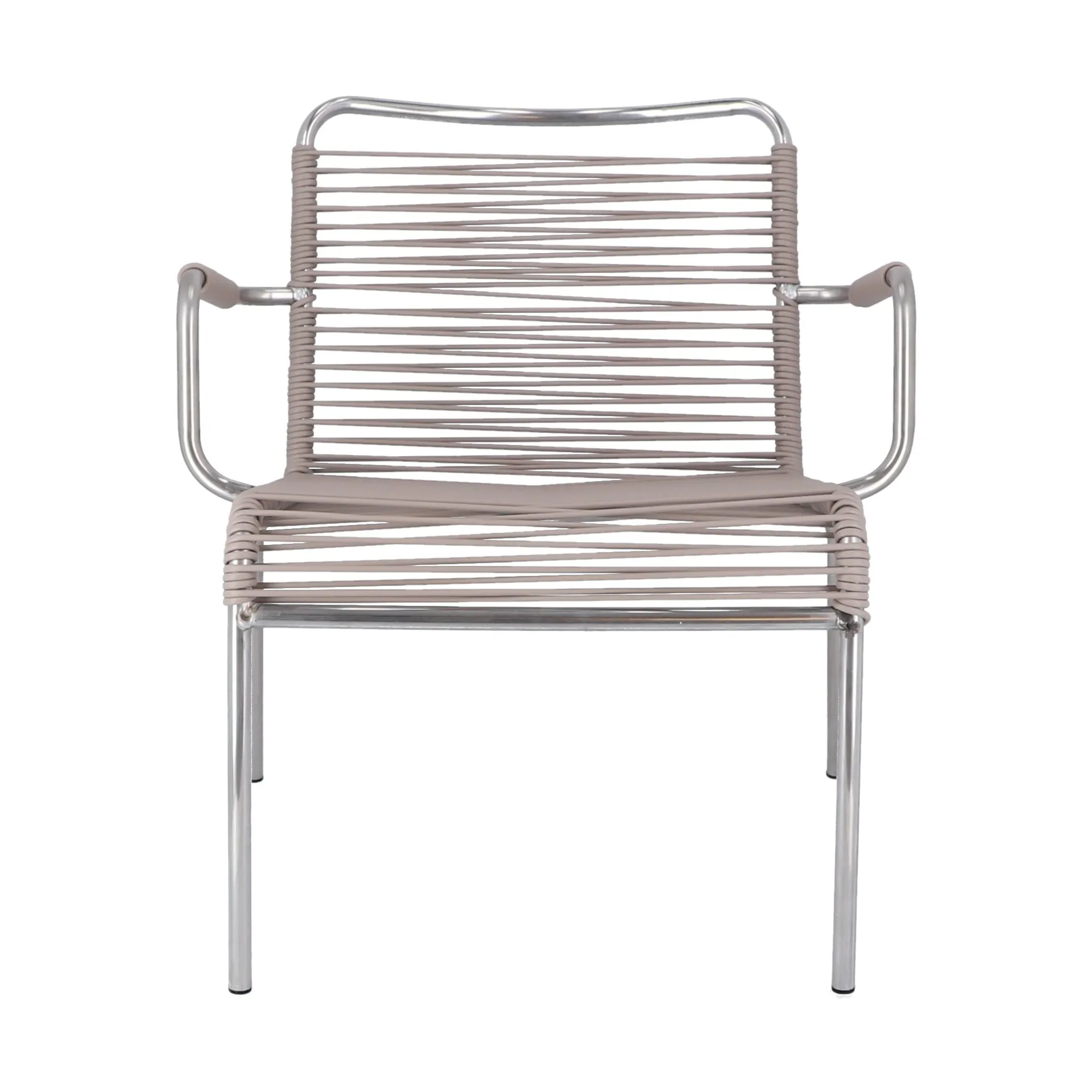 Chaise avec accoudoirs Mya Lounge, Taupe Fiam