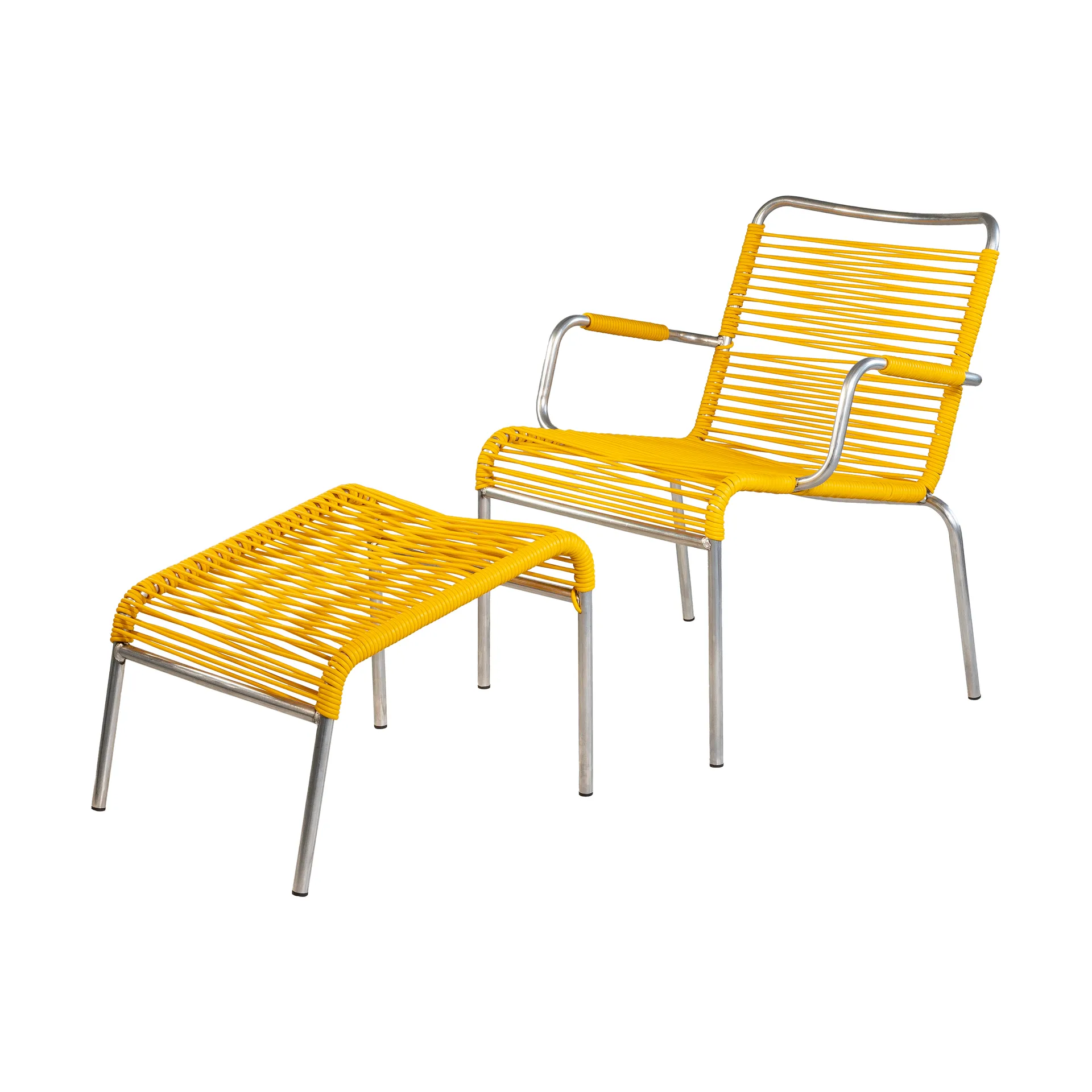Chaise avec accoudoirs Mya Lounge, Yellow Fiam