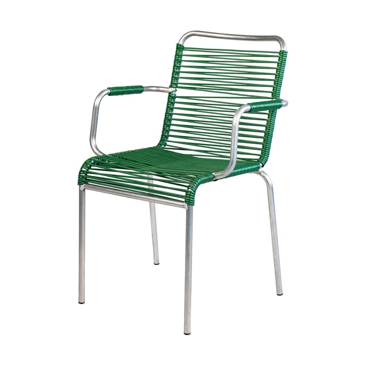 Chaise avec accoudoirs Mya Spaghetti - Dark green - Fiam