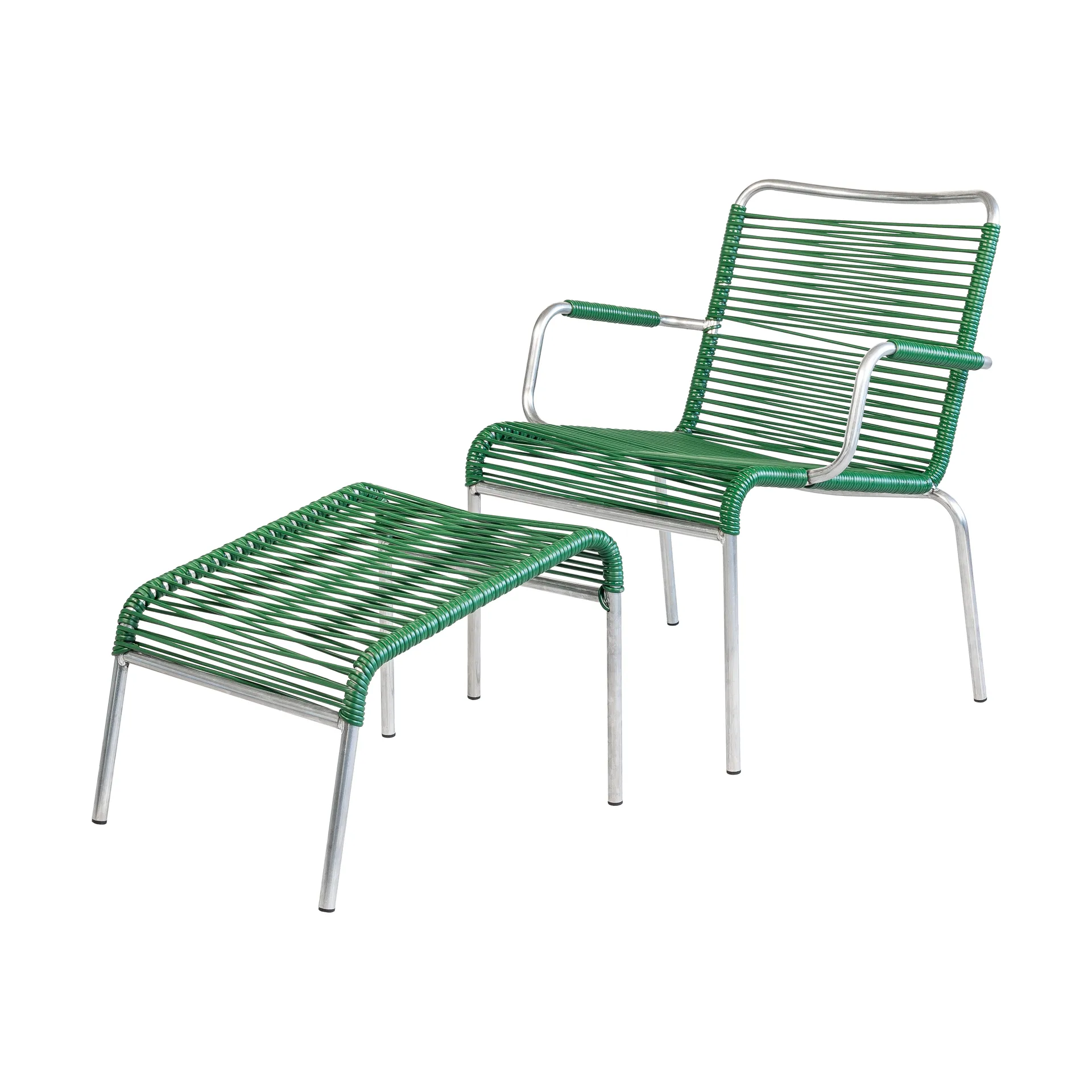 Chaise avec accoudoirs Mya Spaghetti, Dark green Fiam