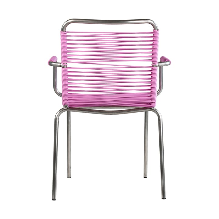 Chaise avec accoudoirs Mya Spaghetti - Pink - Fiam