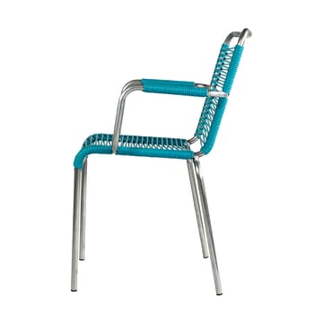 Chaise avec accoudoirs Mya Spaghetti - Turquo - Fiam