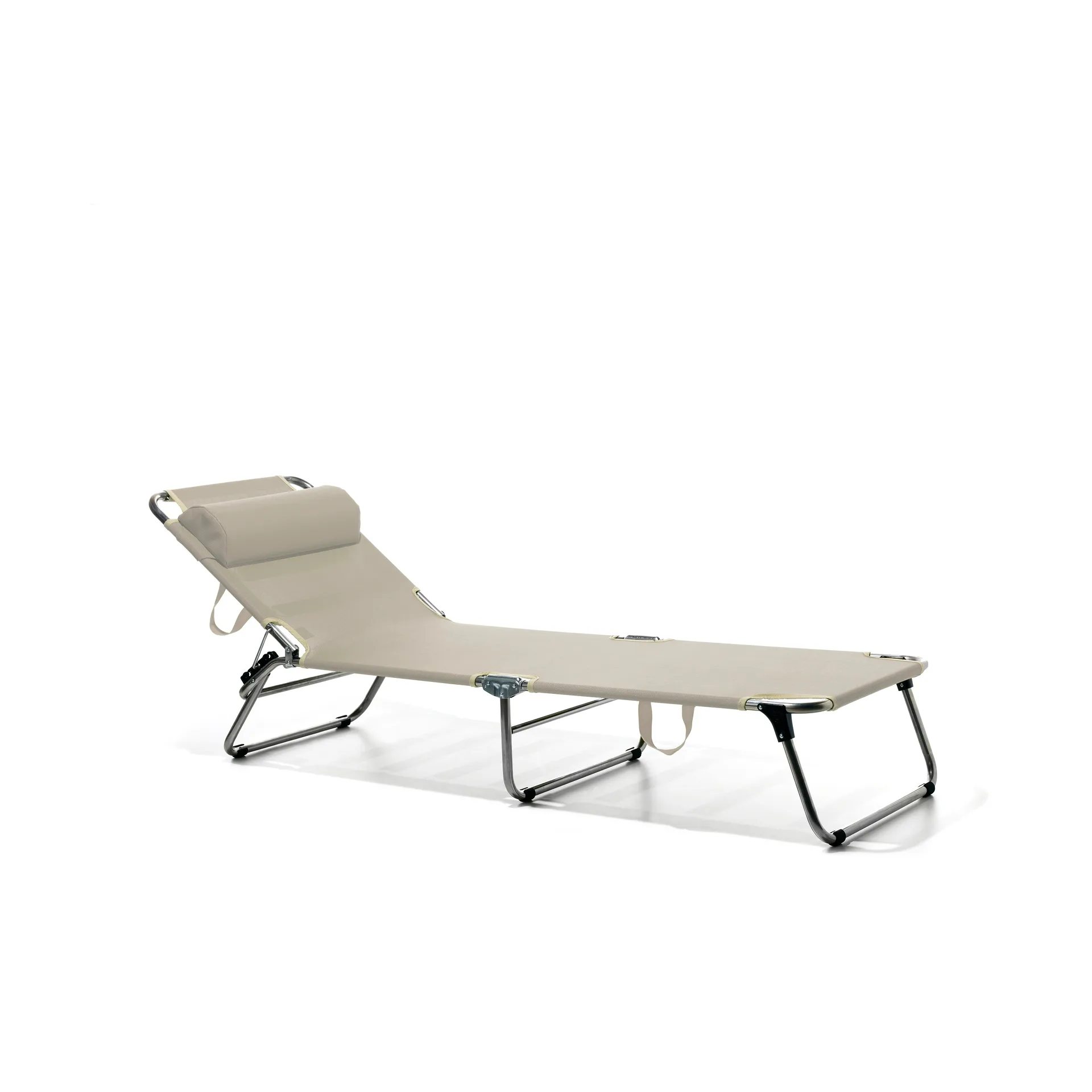 Chaise longue Amigo, taupe Fiam