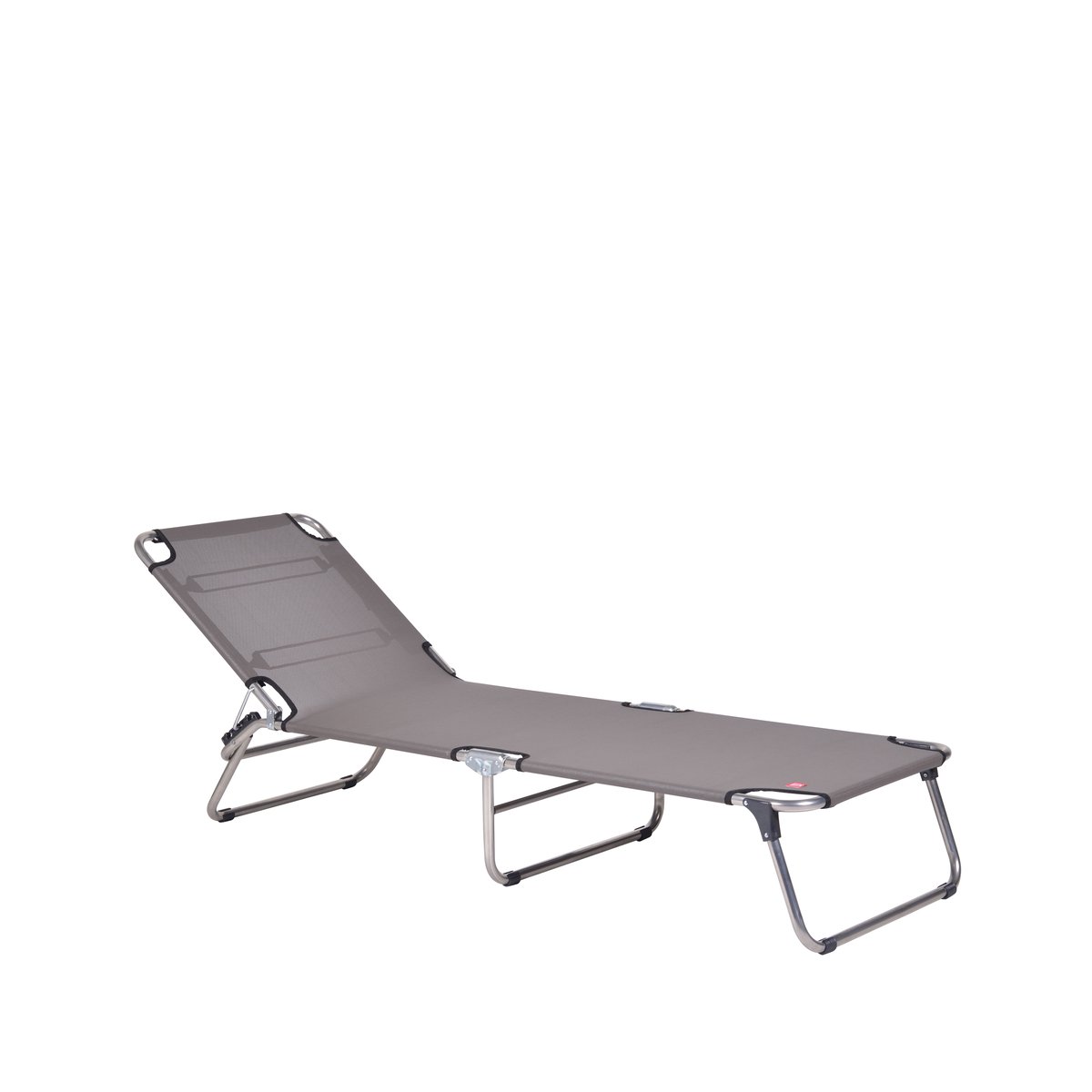 Fiam Chaise longue Amigo Tissu continente-support en aluminium