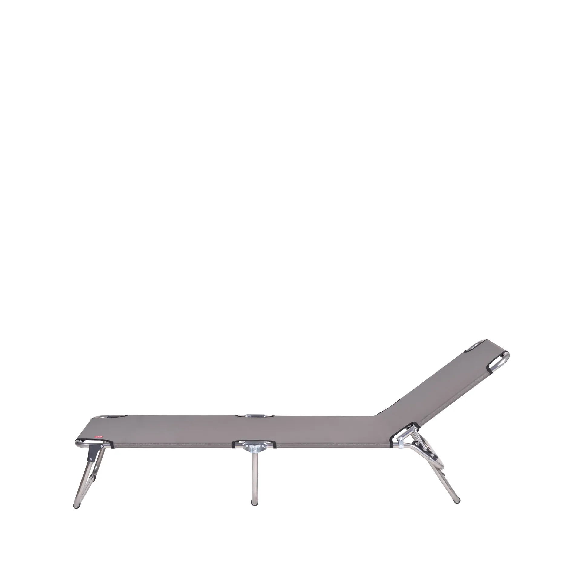 Chaise longue Amigo, Tissu continente-support en aluminium Fiam