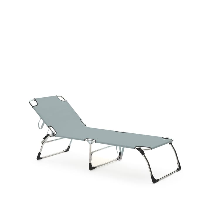 Chaise longue Amigo XXL - Tissu vert sauge-support en aluminium - Fiam