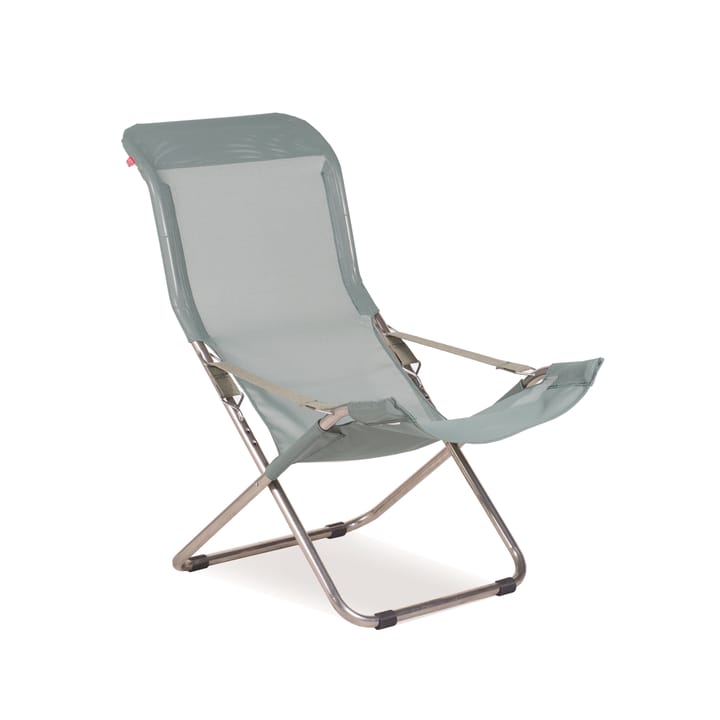 Chaise longue Fiesta - Sage green-support en aluminium - Fiam