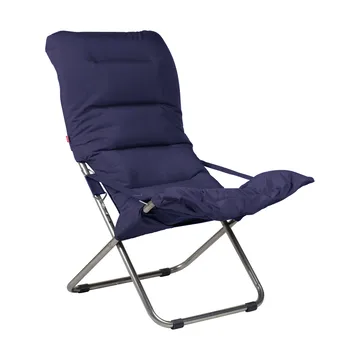 Chaise longue Fiesta Soft - tissu Navy, structure en aluminium - Fiam