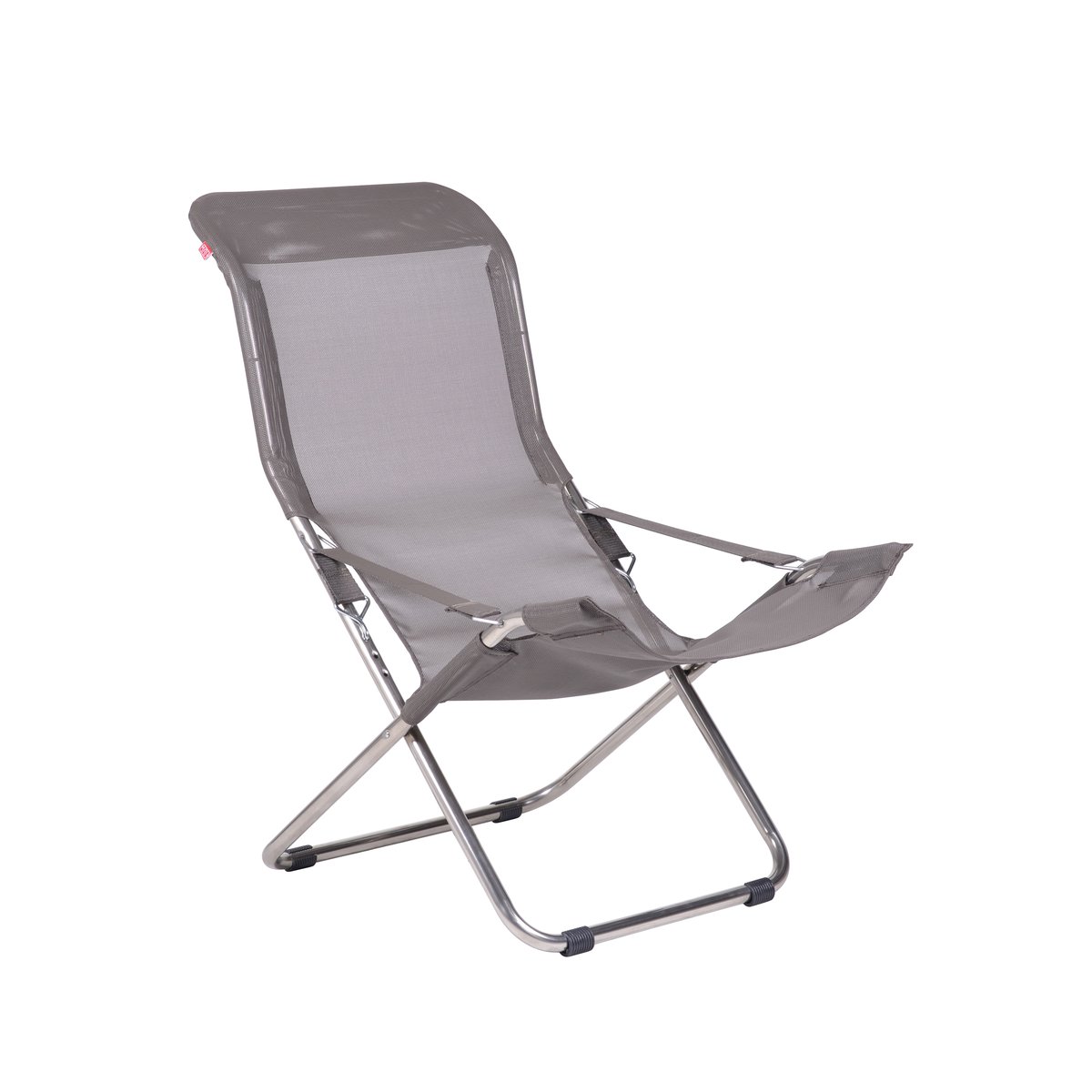 fiam chaise longue fiesta tissu continente-support en aluminium