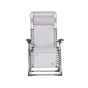 Chaise longue Movida - Textaline grey-support en aluminium - Fiam