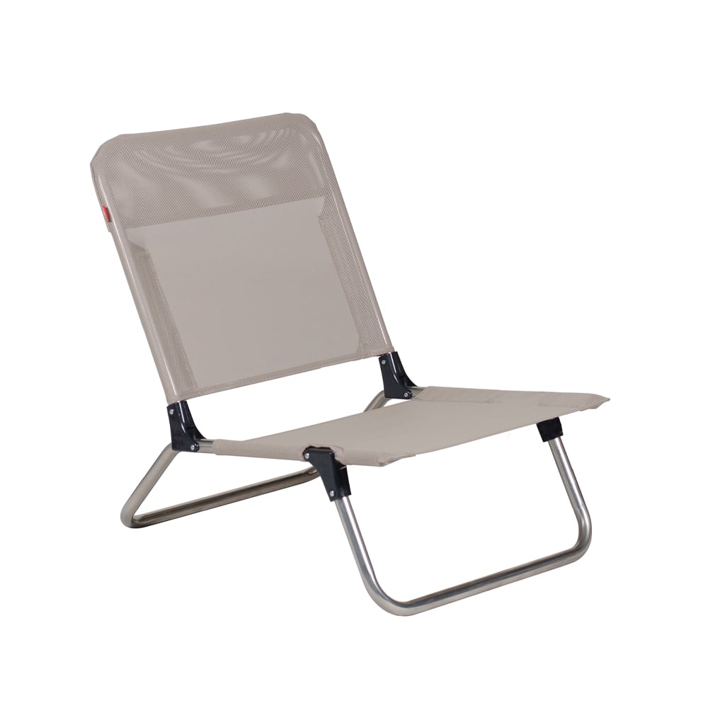 fiam chaise longue quick taupe-support en aluminium