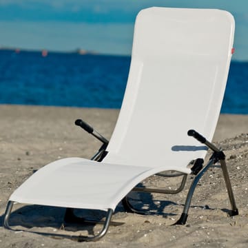 Chaise longue Samba - taupe, structure en aluminium - Fiam