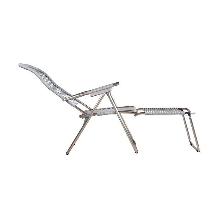 Chaise longue Spaghetti avec repose-pieds, Grey Fiam