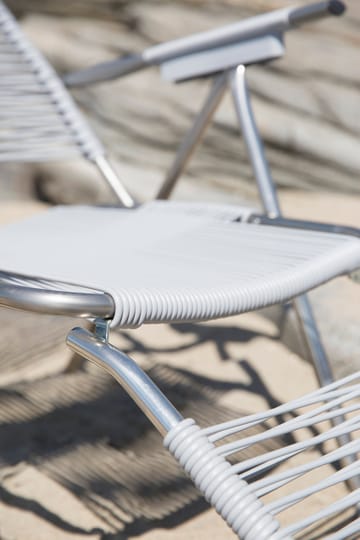 Chaise longue Spaghetti avec repose-pieds - Grey - Fiam