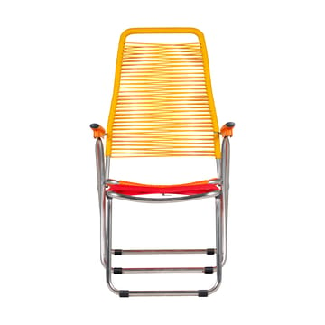 Chaise longue Spaghetti avec repose-pieds - Multi-jaune - Fiam
