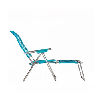 Chaise longue Spaghetti avec repose-pieds - Turquoise - Fiam