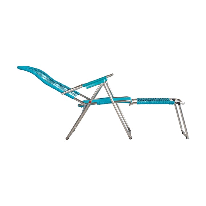 Chaise longue Spaghetti avec repose-pieds - Turquoise - Fiam