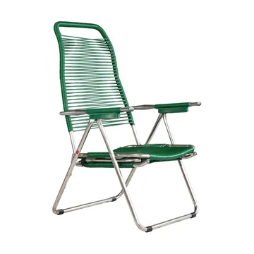 Chaise longue Spaghetti avec repose‑pieds - Green - Fiam