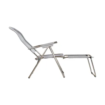 Chaise longue Spaghetti avec repose‑pieds - Grey - Fiam