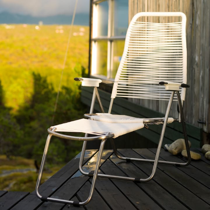 Chaise longue Spaghetti, Blanc Fiam
