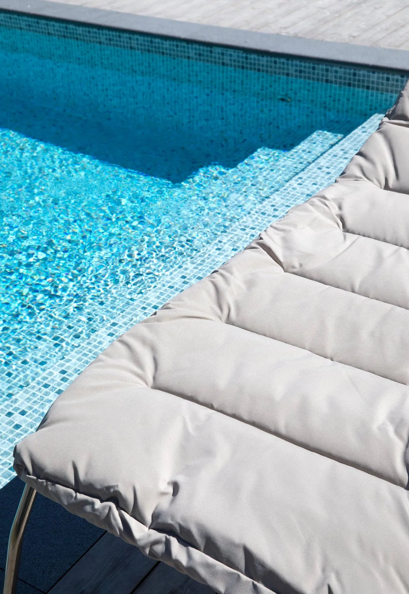 Coussin Soft pour chaise longue Samba, Beige Fiam