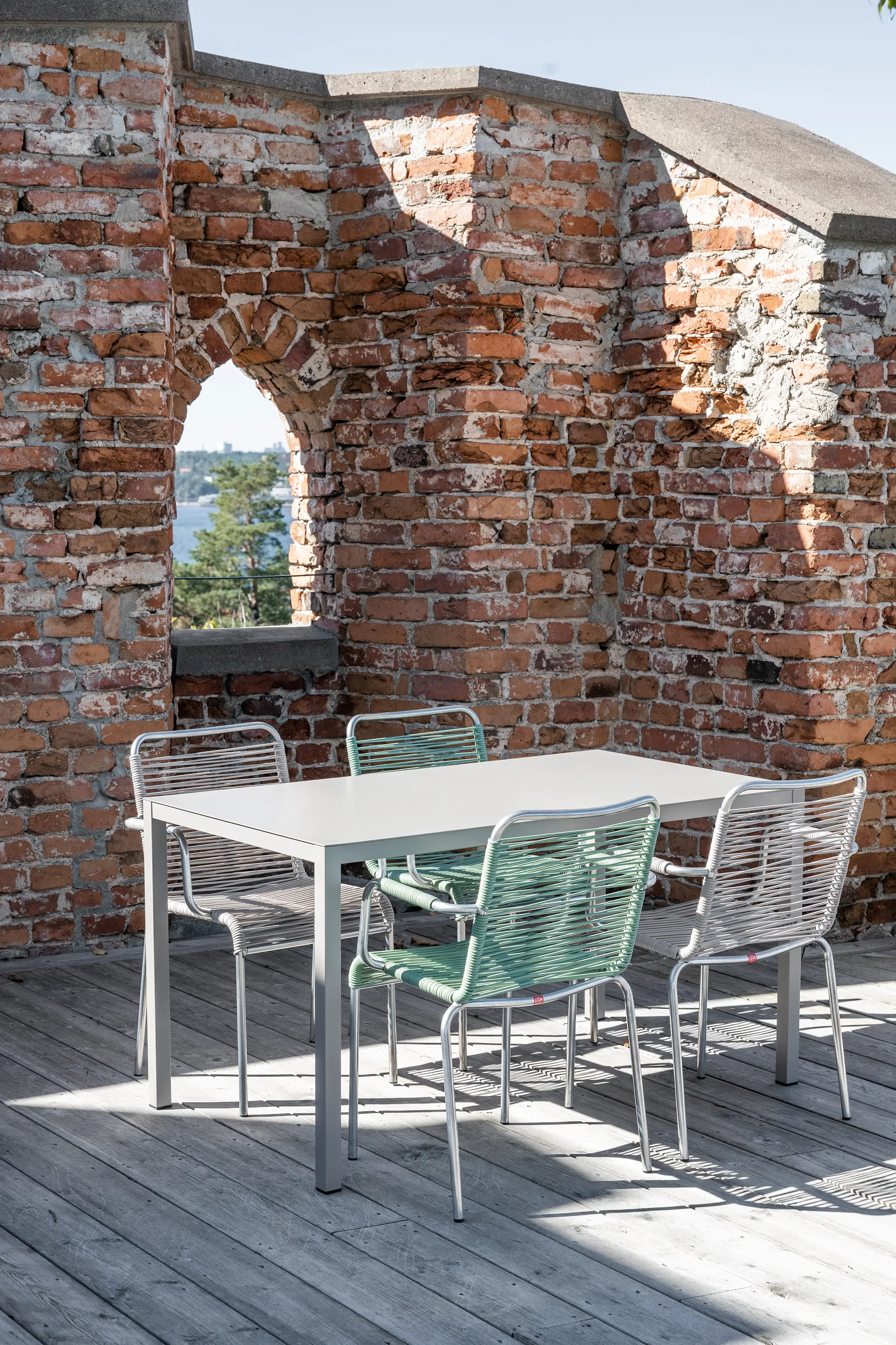 Fauteuil Mya aluminium, Grey Fiam