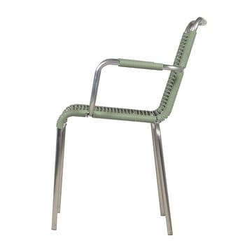 Fauteuil Mya aluminium - Sage green - Fiam