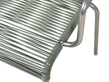 Fauteuil Mya aluminium - Sage green - Fiam